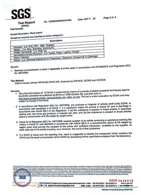 球盟会(中国)SGS检测证书