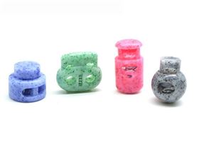 彩纹塑胶绳扣 彩纹塑胶绳扣